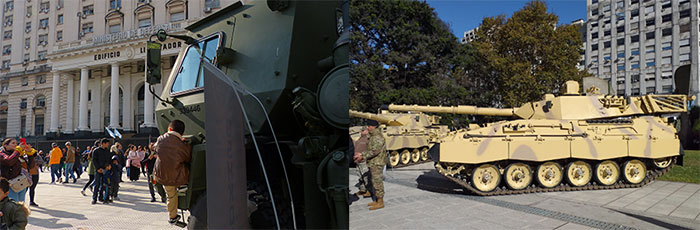 muestra expo ejercito argentino