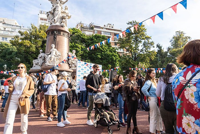 Feria Francesa en Buenos Aires, Plaza Francia