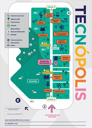 Mapa de Tecnópolis