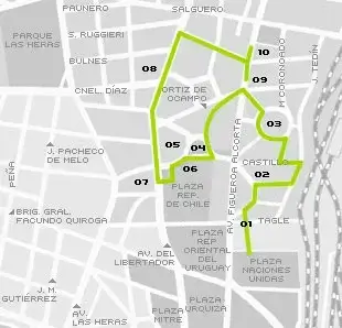 mapa palermo chico
