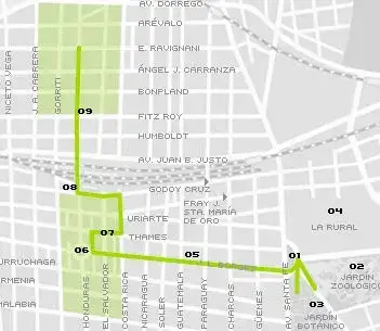 mapa palermo soho hollywood