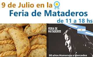 9 de julio en la feria de mataderos