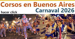 corsos del carnaval 2026 en caba