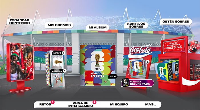 descargar el album virtual mundial 2026 de Panini