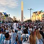 Recibimiento de la Selección Argentina en Buenos Aires