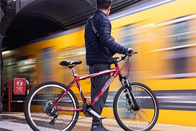 Viajar con la bicicleta en Subte
