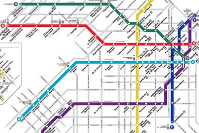 Mapa del subte de Buenos Aires: líneas y estaciones